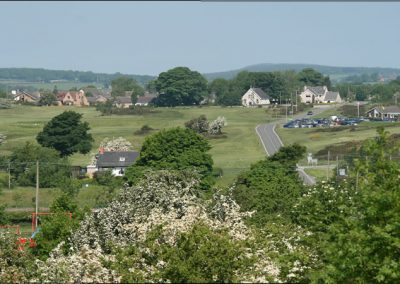 A view of the village from near Bryn Sannan Cottage
