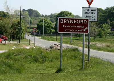 View towards Brynford Crossroads