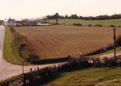 The original road to Holywell with the Llyn y Mawn in the background